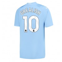 Camisa de Futebol Manchester City Jack Grealish #10 Equipamento Principal 2023-24 Manga Curta